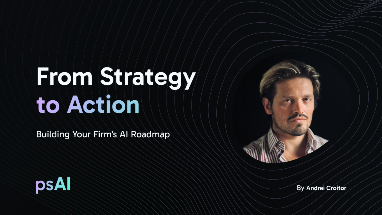 AI is often hyped, but real success comes from strategy, not flashy tools. Clients don’t care about tech—they care about results. A chatbot or automated workflow won’t set your firm apart, but a well-crafted AI roadmap will. Focus on long-term value, break the process into stages, and build confidence in your team. AI should enhance human capability, not replace it. Success lies in integrating AI thoughtfully to create lasting business transformation.