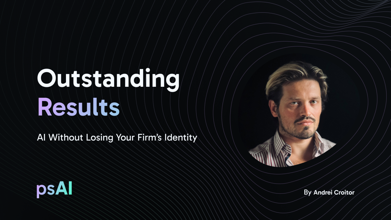 Your firm’s identity is more than a name—it’s your values, trust, and unique approach. As AI transforms industries, many worry about losing the human touch. But AI isn’t a threat; it enhances your firm by automating tasks like reporting, giving your team more time to focus on what truly matters—strategic insights and building relationships. By embracing AI, you amplify your expertise and elevate the human element that sets you apart.